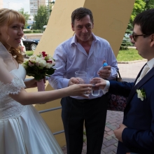 Фотосессия в ЗАГСе. Свадьба Елены и Дмитрия 2014