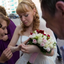 Фотосессия в ЗАГСе. Свадьба Елены и Дмитрия 2014