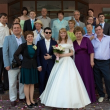 Фотосессия в ЗАГСе. Свадьба Елены и Дмитрия 2014
